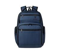 ARIAT Unisex Erwachsene Classic Logo Canvas Rucksack, Marineblau, 13 1/2 x 17 x 6 3/4