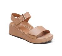 Ariel Keilsandale mit verstellbarem Riemen, Sand, 37 EU