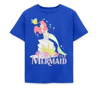 Arielle Die Kleine Meerjungfrau Auf Fels Kinder T-Shirt