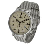 Aristo Bauhaus Herren Chronograph Model 4H160M schweizer Ronda Uhrwerk 3ATM
