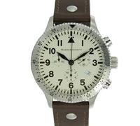 Aristo Herren Messerschmitt Uhr Chronograph Fliegeruhr ME-5030BEIGE