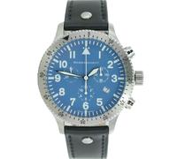 Aristo Herren Messerschmitt Uhr Chronograph Fliegeruhr ME-5030BLAU
