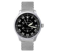 Messerschmitt Aristo Herren Uhr Fliegeruhr Automatik ME-6332NAV-M Edelstahl