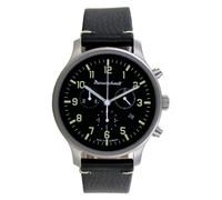 Aristo Herren Messerschmitt Uhr Fliegeruhr Chronograph ME-3H200L Leder