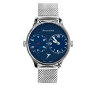 Aristo Herren Messerschmitt Uhr Fliegeruhr Two-Timer ME-Dual-BM Edelstahl