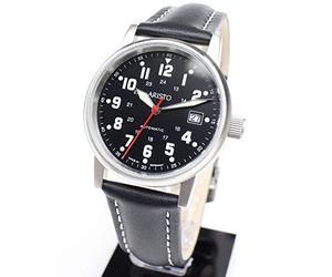 Aristo Herren Uhr Armbanduhr Fliegeruhr Automatic Leder 3H11