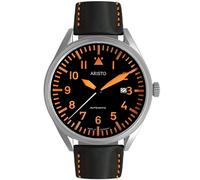 Aristo Herren Uhr Armbanduhr Fliegeruhr Automatik 3H223 Leder