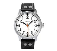 Aristo Herren Uhr Armbanduhr Fliegeruhr Automatik 3H237 Leder