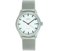Aristo Herren Uhr Automatic Edelstahl Bahnhof 3H191M Milanaiseband