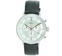 Aristo Herren Uhr Chronograph Edelstahl 4H178 Leder