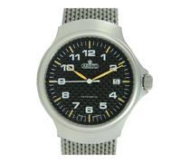 Aristo Herren Uhr Edelstahl Carbon Automatik 3H63