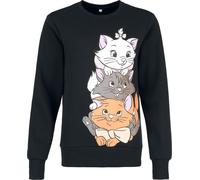 Aristocats Marie, Berlioz, Toulouse Sweatshirt schwarz in XXL