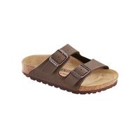 Birkenstock Classic Arizona Birko-Flor 151183, Pantoletten, Braun (Mocca 650), 39 EU (5.5 UK)