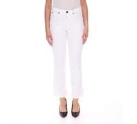 ARIZONA Damen Bootcut-Jeans modische High-Waist Denim-Hose im 5-Pocket-Style 205716 Weiß 50 (25 Kurzgröße)