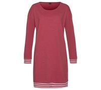 Arizona Nachthemd, mit gestreiften Bündchen 40/42, N-Gr rot Damen Nachthemd Nachtwäsche Wäsche 40/42, N-Gr dunkelrot