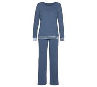 ARIZONA Damen Pyjama blau-meliert Gr.36/38