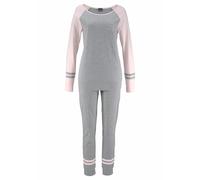 Pyjama ARIZONA Gr. 36/38, grau (grau, rosa) Damen Homewear-Sets Pyjamas (79607752-36)
