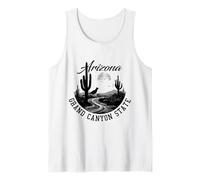 Arizona Grand Canyon State Roadrunner Desert Cactus Vintage Tank Top