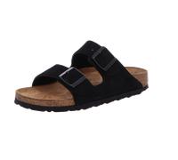 ARIZONA (SUEDE) - Sandalo da donna in pelle BIRKENSTOCK con doppia fascia 39/BLACK-N
