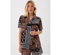 Arizona Love - Bekleidung Bandana Shirt Leopard Black - braun - Größe T.U