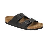 Birkenstock Arizona Damen Herren Pantolette Birko-Flor 39, Normal, black