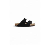 ARIZONA (SUEDE) - Sandalo da donna in pelle BIRKENSTOCK con doppia fascia 37/BLACK-N