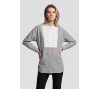 ARKET Haga Contrast Bib Shirt White Größe: 36 | Business hemden Outlet | Damen | Weiß