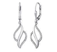 Arlette Silber-Hängeohrringe mit Brilliance Zirconia