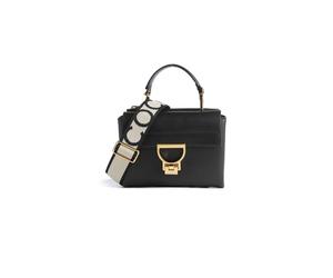 Arlettis Signature Handtasche aus genarbtem Leder Einheitsgröße