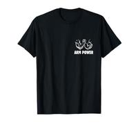 Arm Power Arm Wrestling Lustiger Armwrestling Armwrestler T-Shirt