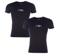 2er 4er Pack EMPORIO ARMANI T-Shirts Crew-Neck Cotton Stretch Schwarz XL