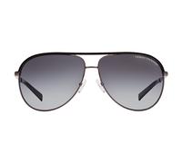 Armani Exchange 0AX2002 6006T3 polarisiert Metall Pilot Grau/Schwarz Sonnenbrille, Sunglasses