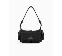 Armani Exchange Rachel S Schultertasche schwarz, Lederimitat, Damen