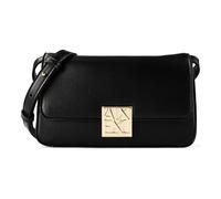 Armani Exchange Clutch Amy - nachhaltig, goldene Logoplatte - Schwarz, Einheitsgröße