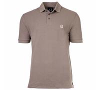 Poloshirt ARMANI EXCHANGE "Poloshirt", Herren, Gr. XL, beige, Obermaterial: 100% Baumwolle CO., Kurzarm, Shirts (56524267-XL) beige
