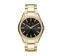 Armani Exchange Watch For Men, Quarz-Dreizeigerwerk und 44 mm Gehäusegröße mit Edelstahlarmband