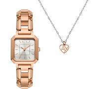 ARMANI EXCHANGE Armbanduhr, Damenuhr, Edelstahlarmband, Ideal auch als Geschenk (64767556-0) roségoldfarben