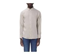 Armani Exchange - Basic Leinenhemd - - Shirts - Herren - Beige - S