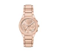 Chronograph ARMANI EXCHANGE "SYNC", rosa (roségoldfarben), Armbanduhren, Damen, Chronograph, Quarzuhr, Armbanduhr, Edelstahlarmband, analog, Tag, Stoppfunktion (90392524-0) roségoldfarben