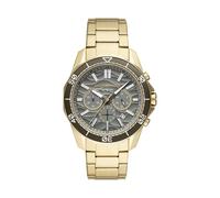 Chronograph ARMANI EXCHANGE, goldfarben, anthrazit, Armbanduhren, Herren, Quarzuhr, Armbanduhr, Herrenuhr, Edelstahlarmband, analog, Tag (14036217-0) goldfarben, anthrazit
