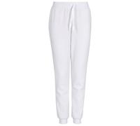 Armani Exchange Damen Essential, Signatur, glänzendes Logo auf Kordelzug Sweatpants, Weiß (Optic White), L