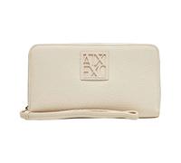 Armani Exchange - Damen Geldbörse mit Reißverschluss in Burgund - - Accessories - Damen - Beige - L