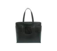 Armani Exchange Women's Essential, Susy, square logo Shopping S, Black, One size