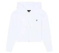 Armani Exchange Damen Icon Project, Small Logo Embroidery, Cropped Fit Sweatshirt (1er Pack)