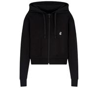 Armani Exchange Damen Icon Project, Small Logo Embroidery, Cropped Fit Sweatshirt (1er Pack)