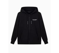 AX ARMANI EXCHANGE Damen Sweatjacke - Reißverschluss, Kapuze, Logo Schwarz M