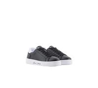 Armani Exchange Damen London Signature Logo Sneaker, Black+op.White, 39.5 EU
