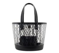 Armani Exchange Damen Monogrm Shopper schwarz, Schwarz , Einheitsgröße
