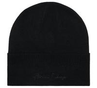 Armani Exchange Damen Ophelia, Logo Signature Tone On Beanie Hat, Schwarz, Einheitsgröße EU