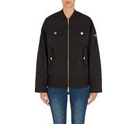 Armani Exchange Damen Quilted, Four Pockets On Front, Embossed Side Logo Quilted Jacket, Schwarz, XS